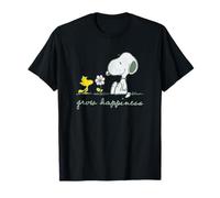 Cacahuetes Snoopy Woodstock Crecer Felicidad Naturaleza Camiseta