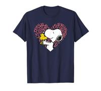 Cacahuetes - Snoopy Woodstock XO Heart Camiseta