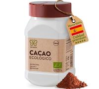 Cacao Alcalino en Polvo 170 g - 100% Cacao Natural - Alto en Fibra y Proteínas - Apoyo a Masa Muscular - Sin GMO, No Irradiado y Envase BPA Free - Naturcid