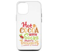 Cacao Caliente, Calcetines Calientes, Pensamientos Felices Carcasa para iPhone 12/12 Pro