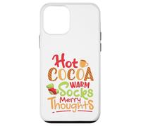 Cacao Caliente, Calcetines Calientes, Pensamientos Felices Carcasa para iPhone 12 Mini