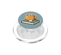 Cacao Crema y Tapa Dura para los Amantes de los Libros, lectores Kindle PopSockets PopGrip para MagSafe