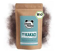 Cacao puro en polvo orgánico de los mejores granos de cacao, cacao en polvo sin azúcar y sin grasa, probado y certificado en laboratorio, Green Panda (1kg (Paquete de 1))