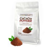 Cacao V Delta Cacao Puro en Polvo Alcalinizado 500g - Polvo 10/12 Sin Azúcar, Sin Gluten, Sin Alérgenos, Vegano y No GMO - Antioxidante con Flavonoides para una alimentación Óptima