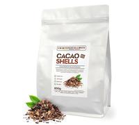 Cacao V Delta Cascarilla de Cacao Natural 800g - Té de Cáscara Puro Premium Vegano, No GMO, Sin Alérgenos, Sin Gluten, Antioxidante, Sin Azúcar, Flavonoides - Infusión de Chocolate