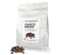 Cacao V Delta Cobertura Choco Leche Especial 1 Kg de Fácil Atemperado, Buena Fluidez y Brillo - Equivalente a Chocolate Blanco Profesional Gotas - Repostería, Pastelería, Baños, Moldes y Decoraciones