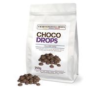 Cacao V Delta Cobertura Choco Leche Especial 250g de Fácil Atemperado, Buena Fluidez y Brillo - Equivalente a Chocolate Blanco Profesional Gotas - Repostería, Pastelería, Baños, Moldes y Decoraciones
