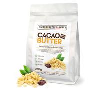 Cacao V Delta Manteca De Cacao Pura Desodorizada gotas 250g. Uso Alimentario y Cosmético - Manteca Sin Gluten Vegana Paleo y Keto Ideal Chocolates y Postres Sin Aditivos y Antioxidante