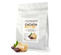 Cacao V Delta Manteca De Cacao Pura Natural 1Kg Para Uso Alimentario y Cosmético - Manteca de Cacao Sin Gluten Vegana Paleo y Keto Ideal Para Chocolates y Postres Sin Aditivos y Antioxidante