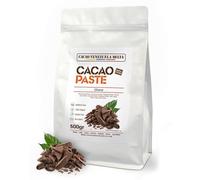 Cacao V Delta Pasta De Cacao Pura Ceremonial 500g de Origen Ghana - Chocolate Negro 100% Puro sin Azúcar para Fundir y Reposteria - Masa De Cacao Sin Gluten, Antioxidante, Vegano