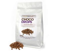 Cacao V Delta Pepitas de Chocolate con Leche 500g Para Repostería - Chips de Chocolate para Hornear y Topping - 27% de Cacao No GMO, Sin Gluten, Premium, Puro, Natural