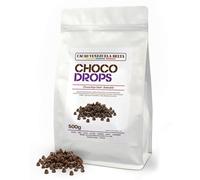 Cacao V Delta Pepitas de Chocolate Negro 500g Para Repostería - Chips de Chocolate para Hornear y Topping - 46% de Cacao No GMO, Sin Gluten, Premium, Puro, Natural
