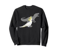 Cacatúa con Cresta de azufre con T Rex Shadow Bird Lovers Sudadera