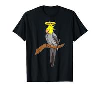 Cacatúa Halo Pájaro Espiritual Ángel Animal Art Camiseta