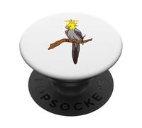 Cacatúa Halo Pájaro Espiritual Ángel Animal Art PopSockets PopGrip Adhesivo