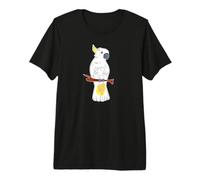 Cacatúa Loro Lindo Dibujo Camiseta Premium