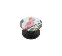 Cacatúa Rosa - diseño de pájaro Tropical PopSockets PopGrip Adhesivo