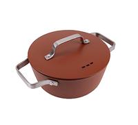 Cacerola 20x8.5cm aluminio forjado, inducción, c/tapa agros