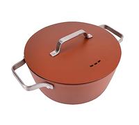 Cacerola 24x10.5cm aluminio forjado, inducción, c/tapa agros