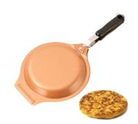 cacerola antiadherente para huevos, sartenes para tortillas antiadherentes - Máquina para hacer panqueques a prueba de derrames en sartén para tortilla,Sartenes antiadherentes de 19 cm para picnic en