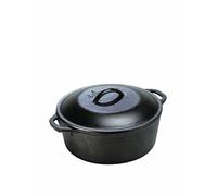 LODGE Cacerola c/Tapa 6.600L-31cm INLODGE.L10DOL3, 7 quarts, Inoxidable, Negro