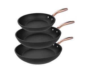 Cacerola Cecotec 01468 Set Polka Fantasy Golden 3 piezas aluminio antiadherente