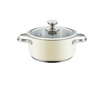 Cacerola con tapa haeger pa-20h.007a beige Ø 20 cm