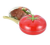 Cacerola con tapa, utensilios de cocina antiadherentes para verduras y frutas, cocotte para tomate con tapa, para inducción, hornillo de cocina, placa de cocción, freír, cocinar, estofar leche Zu