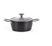 Cacerola De Aluminio Antiadherente (24Cm) Con Tapa ARMONIA FINEGRES Negra
