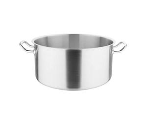 Cacerola de inducción Vogue de acero inoxidable resistente, 18,5 litros, 360 mm