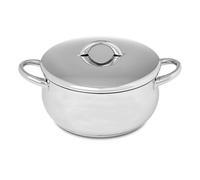 Cacerola Domus de Silampos, de acero inoxidable, varios tamaños, fabricado en Portugal, acero inoxidable, plata, N 18. 2.2 Lts - 2.3 Qts