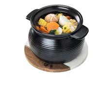 Cacerola Hierro Fundido Cazuela de una olla, for estofado resistente al calor, for sopa cerámica, for, porcelana for el hogar(4 L)