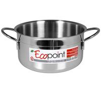 Cacerola HOME De Acero Inoxidable Ecopoint 2 Asas Cm 30