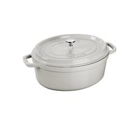 Cacerola Oval 29 cm Staub Hierro fundido 40501-415-0 Blanco trufa