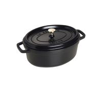 Cacerola Oval 29 cm Staub Hierro fundido 40509-315-0 Negro