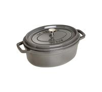 Cacerola Oval 31 cm Staub Hierro fundido 40509-320-0 Gris grafito