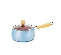 Cacerola para Leche Anti-derrame antiadherente Mini Hogar Pequeño sopa de olla pequeña 1-2 personas Mai Shi leche caliente Pot para Uso Diario