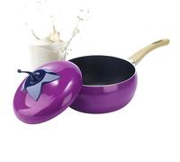 Cacerola Para Salsas Con Tapa - Utensilios De Cocina Antiadherentes Para Verduras Y Frutas - Cacerola para Escalfar con Tapa | Para Cocina, Estufa De Inducción, Cocinar, Hervir A Fuego Lento, Freír, E