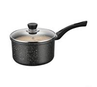 Cacerola pequeña de 1.5 cuartos de galón para salsas de avena y panqueques | Cuerpo de aluminio fundido, base de acero de alto magnético, calentamiento rápido y uniforme, resistente para una