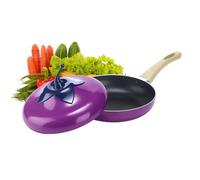 Cacerola que cocina olla, olla con tapa - Olla de cocina con forma de fruta | Sartén inferior gruesa multiusos, estufa antiadherente sobresburlencia para almacenar, hervir, cocinar al fuego