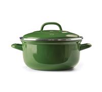 Cacerola redonda BK Indigo de 26 cm/5,2 litros, color verde