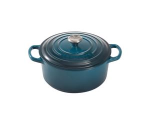 Cacerola Redondo 20 cm Le Creuset Signature Hierro fundido 21177206422430 Deep Teal