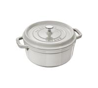 Cacerola Redondo 26 cm Staub Hierro fundido 40501-413-0 Blanco trufa
