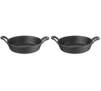 Cacerola resistente Olympia, con asas, de hierro fundido, de 180 mm (Paquete de 2)