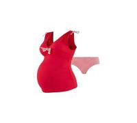 Cache Coeur St Tropez Juego de Tankini, Rosso, M para Mujer