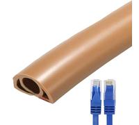 Cache-Cordon de Suelo, Cache-Cordon eléctrico para Suelo - Fundas de extensión de PVC Flexible ignífugo para,Cache-Cordon Auto-adhesivo para la gestión de cables domésticos, Protección de seguridad