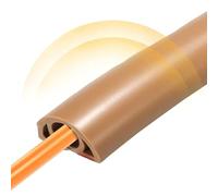 Cache-Cordon Suelo, Cache-Cordon eléctrico para Suelo | Fundas de extensión de PVC Flexible ignífugo para - Suelo de Cache-Cordon Autoadhesivo aislado, evita el riesgo de tropiezo