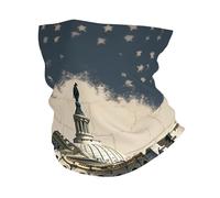 Cache-cou à l'effigie du Capitole des États-Unis, protection UV, masque rafraîchissant pour homme et femme, coupe-vent, écharpe, bandana respirant, idéal pour les sports de plein air comme le ski, la