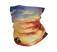 Cache-cou/bandana respirant avec protection UV et motif voilier au coucher du soleil, idéal pour le ski, la randonnée et le vélo. Protection UV. Masque facial rafraîchissant pour hommes et femmes.