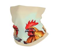 Cache-cou coq et poule, protection UV, masque rafraîchissant pour homme et femme, coupe-vent, bandana respirant, idéal pour les sports de plein air comme le ski, la randonnée et le vélo.